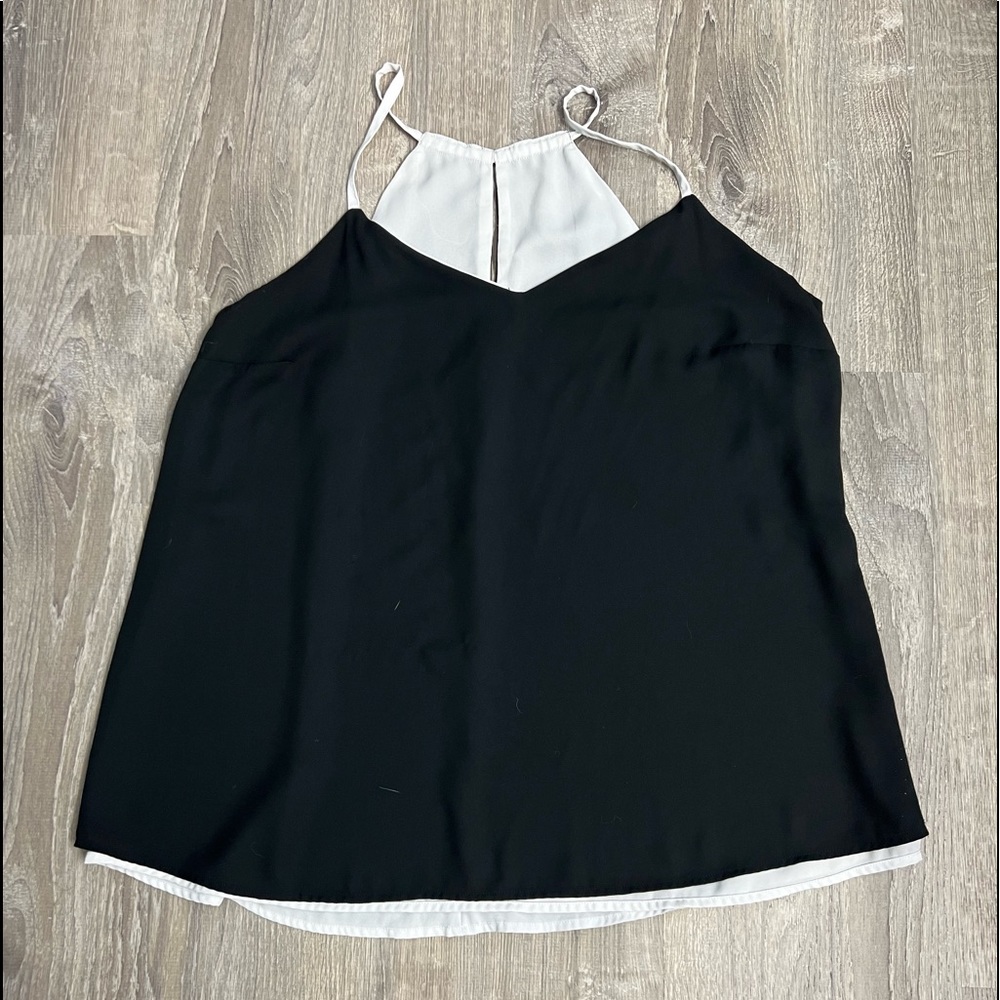 Black Polyester Reversible Tank Sz 1